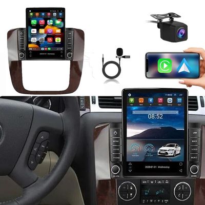9.7 Inch Android 13 Car Stereo Radio for Chevrolet GMC 2007 2008 2009 2010 2011 2012 2013 2014 with Wireless Carplay/Android Auto Double Din GPS Navigation BT WiFi Camera2+32G