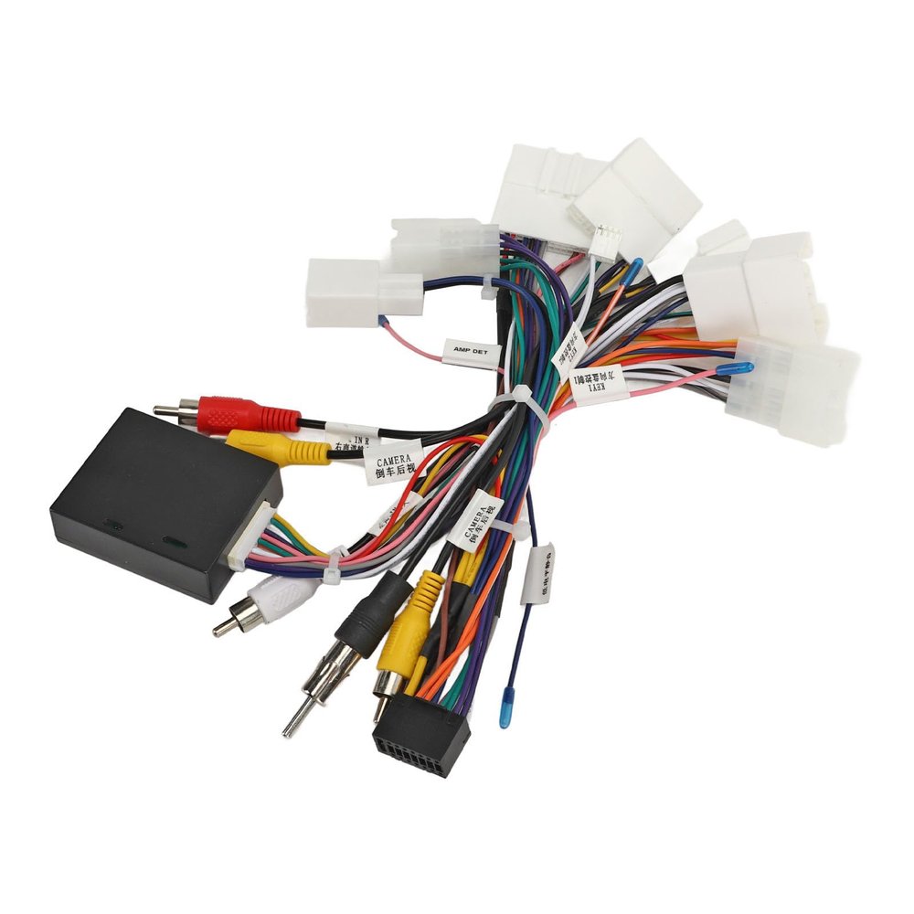 Srliya Car Stereo Radio Wiring Harness with USB CANBUS Decoder Adapter for Tacoma Amplifier SWC, Srliya0vesz6at9p