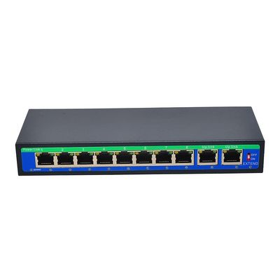 9 Port 8 PoE Injector 10/100mbps IEEE 802.3af/at Power Over Ethernet PoE Switch Without Power Adapter (Color : As Shown Size : One Size) (As Shown One Size)