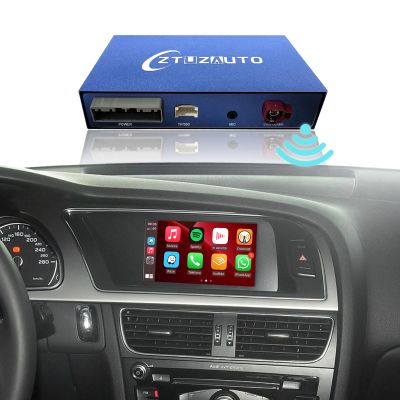 Wireless Carplay Android Auto for Audi A4 /A5/Q5 with 2G MMI System, Carplay Retrofit Kit, Support Wireless Android Auto, YouTube,Mirrorlink, Reverse Camera