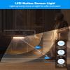 FORTEMOTUS LED Motion Sensor Lights for Bed Rails, Indoor Under Cabinet Kitchen, Stairs, 3-Colors Dimmable, Magnetic Replacement or Extra Light for Bed Rails for Adults Elderly view 3