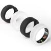 Snyeest 4-Pack Protector Compatible for Oura Ring 4/Gen 3 /ULTRAHUMAN Ring AIR,Silicone Case Finger Wrapper Woking Out Women Men(Black*2+Transparent*2,S for 5/6/7/8/9/10) view 1