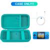 BOVKE Carrying Case for WELLSTG Handheld Game for Kids -Preloaded 220 Retro Video Games, Mini Arcade Electronic Toy for Boys Girls Portable Storage Organizer, Extra Mesh Pocket for SD Card, Turquoise view 2