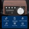 50W+50W Mini Bluetooth 5.0 Power Amplifier,Power Amplifier Stereo HiFi Digital Amp 2 Channel Stereo Hi-Fi Digital Audio Receiver with 9-24V Power Supply,2 Channel with USB view 2