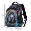 ALAZA Newfoundland Dog Backpacks Travel Laptop Daypack School Book Bag for Men Women Teens Kids view 3