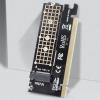 Acahhotxx M.2 NVME PCIE to M.2 Adapter NVME SSD M.2 PCIE X16 Expansion Card Computer Adapter Interfaces M.2 to PCIE Adapter M.2 Nvme to Pcie X16 Extender Adapter view 2