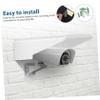 ARTIBETTER Outdoor Camera Rain Cover Weatherproof Protector for Security Cameras Easy to Install Shield Sun Rain view 3