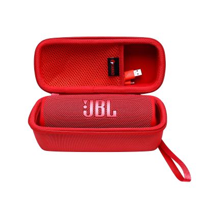 XANAD Hard Case Compatible with JBL FLIP 7/6/5/4 or FLIP Essential or Sono Roam 2/1 Waterproof Portable Speaker- Travel Carrying Storage Protective BagRed
