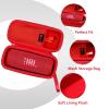 XANAD Hard Case Compatible with JBL FLIP 7/6/5/4 or FLIP Essential or Sono Roam 2/1 Waterproof Portable Speaker- Travel Carrying Storage Protective BagRed view 2