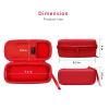 XANAD Hard Case Compatible with JBL FLIP 7/6/5/4 or FLIP Essential or Sono Roam 2/1 Waterproof Portable Speaker- Travel Carrying Storage Protective BagRed view 3
