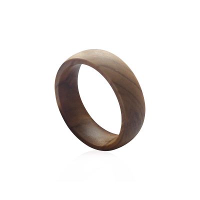 riversmerge NFC Wood Forum Type 2 215 496 Bytes Chip Universal for Mobile Phone Wearable Smart Ring Waterproof NFC Ring for Men or WomenWood NFC Ring 19mm