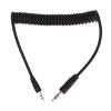 3.5mm to CB2 Camera Spring Cable, 100cm Extendable, Flash Sync, Metal and Plastic, 3.3ft Cable Length, 3.5mm Jack, 2.5mm Interface, for Cameras view 1
