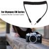 3.5mm to CB2 Camera Spring Cable, 100cm Extendable, Flash Sync, Metal and Plastic, 3.3ft Cable Length, 3.5mm Jack, 2.5mm Interface, for Cameras view 3