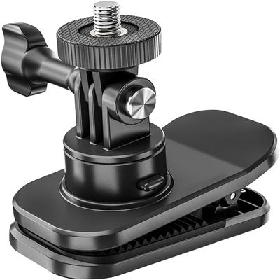 DirectNine Basics Magnetic Backpack Clip Holder Flat Fixed Bracket Mount Universal Accessories Compatible for DJI Action/Osmo Pocket 2 3 Sports Camera
