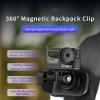 DirectNine Basics Magnetic Backpack Clip Holder Flat Fixed Bracket Mount Universal Accessories Compatible for DJI Action/Osmo Pocket 2 3 Sports Camera view 2