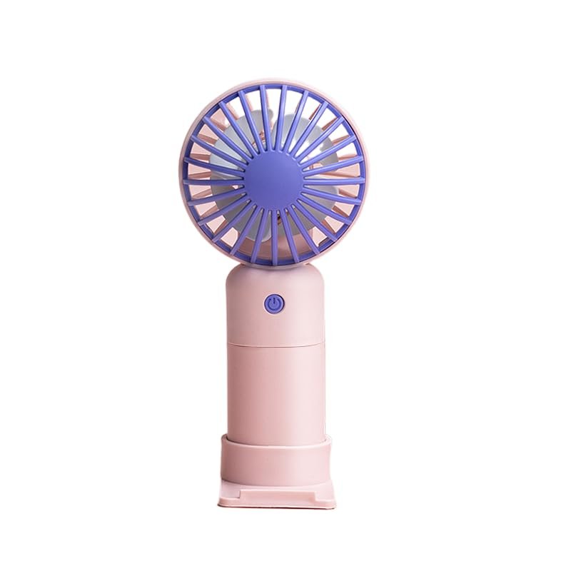 GeRRiT Portable Handheld FanSmall Battery Operated 14-21hrs Mini Personal Rechargeable Hand Cooling, Student Desktop Silent Outdoor GiftSpeed for Travel, Office, Room (173-), scfs001