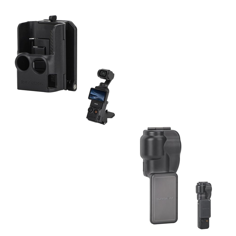Magnetic Camera Desktop Base Stand Holder Compatible with DJI OSMO Pocket 3, Gimbal Screen Cover, Camera Lens Protector Cap, Screen Protective Case