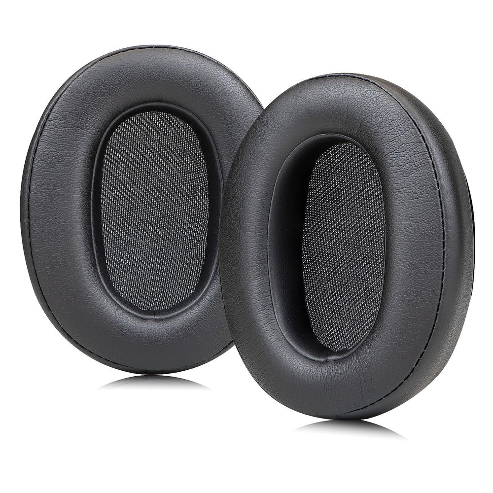 SINOWO Replacement Earpads for Sony WH-XB900N/WH-CH710N/WH-CH720N/WH-RF400/MDR-RF895RK Headphones,Ear Pads Cushions with Noise Isolation Memory Foam,Soft Protein Leather-Black