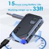 Airplane Bluetooth Adapter for AirPods Headphones, Bluetooth Transmitter for TV/PC/Gym, 3.5mm Audio Receiver for Home Stereo/Old Speaker/Car Handsfree Call, KAIY Wireless Transmitter Receiver 2 in 1 view 4