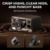 Edifier D32 Tabletop Wireless Speaker, Hi-Res Audio, LDAC, ALAC, 60W (RMS), 2.1 Acoustic Architecture, 11h Playtime, APP Control, Bluetooth 5.3, AirPlay2, USB-C and AUX Inputs, Black Walnut view 3