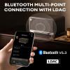 Edifier D32 Tabletop Wireless Speaker, Hi-Res Audio, LDAC, ALAC, 60W (RMS), 2.1 Acoustic Architecture, 11h Playtime, APP Control, Bluetooth 5.3, AirPlay2, USB-C and AUX Inputs, Black Walnut view 4