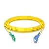 10Gtek Fiber Patch Cable - LC/APC to SC OS2 Singlemode Jumper Simplex 9/125 LSZH Fiber Optic Cord, 15-Meter(49.2-ft) view 2