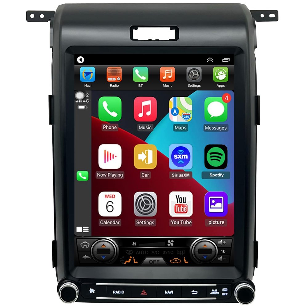 for Ford F150 Radio Upgrade,Fit 2013 2014,Android Stereo Replacement,12.1inch Touch Screen,8core CPU,Support Carplay and Android Auto