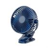 ANYPOWK Compact Clip on Fan, 6 Inches - Rechargeable Fan for Outdoor, Car Seat, Gym - Blue view 1
