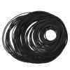 LT Easiyl 240PCS 1MM Recorder Rubber Belts Diameter 26-120mm Folded Length 35-190mm Mix Cassette Tape Machine Belt for DVD CD LD VCR Repeater Drives Black view 1