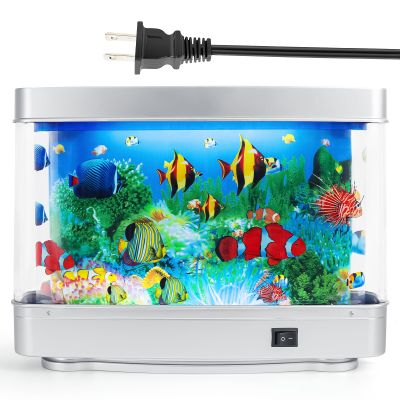 Frutiger Aero Fish Lamp Aquarium Lamp, Designed Studio Fake Fish Tank Decor