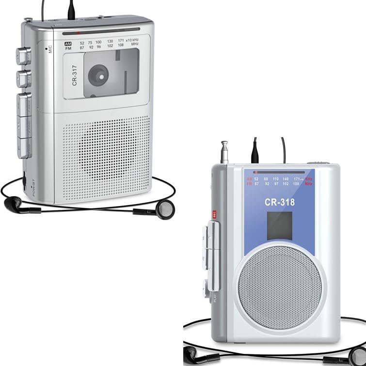 Cassette Recorder Player 318+ Bluetooth Cassette Player 317