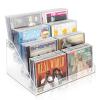 Vowcarol 4-Tier CD Storage Organizer, Dvd Case Holder Organizer CD Holder for 32 CD Jewel Cases view 1
