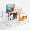 Vowcarol 4-Tier CD Storage Organizer, Dvd Case Holder Organizer CD Holder for 32 CD Jewel Cases view 3