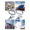Rulbelok 2PcsSmall/Large Folding Step Boats Transom Steps Stainless Steel Boats Folding Mast Step Marine Foot Rest Transom Ladder Stainless Steel Folding Step view 2