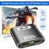 HDMI Splitter 1 in 2 Out -HDMI Splitter for Dual Monitors Duplicate/Mirror Only - Not for Multi Monitors, No HDCP Bypass, USB Powered, 1 Source to 2 Identical Displays, for PS4 Fire Stick HDTV view 3