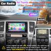4G+64G Car Radio for Toyota 4Runner 2003-2009, for Tundra 2003-2006, for Sequoia 2003-2007,Support Carplay& Android Auto, Bluetooth&Voice Control, Back-up Camera& Steering Wheel Control,GPS,FM Radio view 2