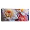 NONHAI Large Gaming Mousepad with Non-Slip Rubber Base Extended Laptop Desk Pad 35.5x16 inch Long Computer Keyboard MouseMat Pretty Flowers Mousepad for Home Office Work view 1
