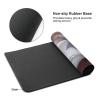 NONHAI Large Gaming Mousepad with Non-Slip Rubber Base Extended Laptop Desk Pad 35.5x16 inch Long Computer Keyboard MouseMat Pretty Flowers Mousepad for Home Office Work view 3