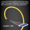 1.5m (5ft) LC-UPC 12 Strand Single Mode 9/125 Fiber Optic Pigtail, Color-Coded OS1/OS2 Cable with Ceramic Ferrule for Fusion Splicing, Ideal for OLT, ONU, Servers, Telecom and Data Center Equipment view 2