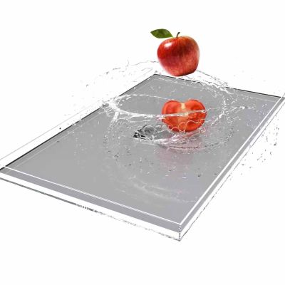 Acrylic Photography Shallow Water Tank Props HD Transparent Display Cabinet Portable Food and Cosmetic Storage Box (Color : Clear, Size : 60xx40x5cm/23.6x15.7x1.9'')