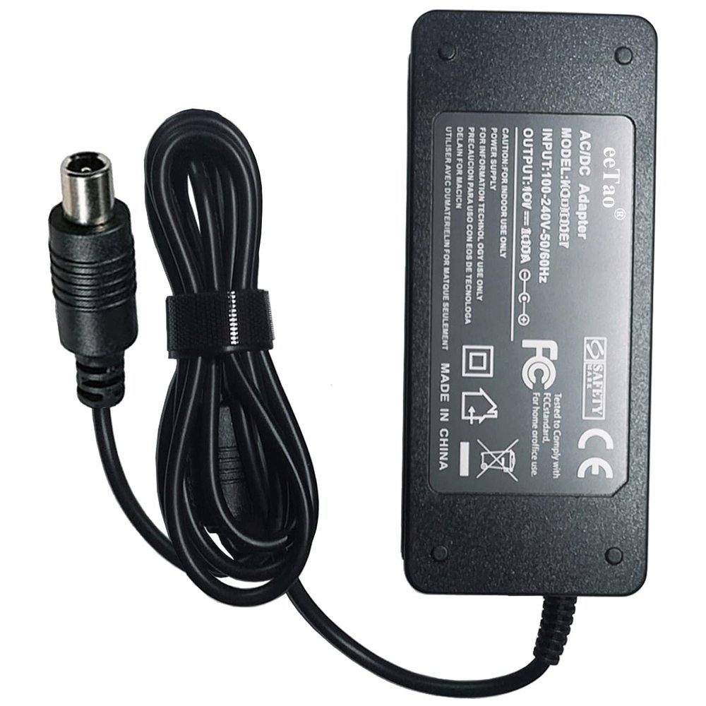 eeTao 42V AC/DC Adapter Charger Compatible with Roinside UP6 UP8 350W Motor 36V 323Wh Lithium-ion Battery BC238360020 42VDC 1.5A-2A 42.0V DC42V Power Supply Cable Cord