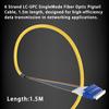 4PACK 1.5m (5ft) LC-UPC 6 Strand Single Mode 9/125 Fiber Optic Pigtail, Color-Coded OS1/OS2 Cable with Ceramic Ferrule for Fusion Splicing, Ideal for OLT, ONU, Servers, Telecom and Netwrok Equipment view 3