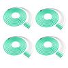 4Pack LC UPC 6 Strand Multimode Fiber Optic Pigtail Cables, OM3/OM4 50/125, 1.5m (5ft), High-Density LC-UPC Connector for Data Centers, Telecom, and Network - Low Insertion Loss, High Performance view 1