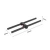 BGNing 25cm Carbon Fiber Tube Rod w 15mm Rod Clamp Compatible with Rig Rail Clamp System Follow Focus DSLR Cameras Telephoto Lens Support (2 in 1) view 2