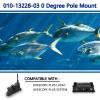MoreFiiCo 0 Degree Pole Mount Accessories Fit for LiveScope Plus LVS34 & LiveScope Plus System Replaces 010-13228-03 0101322803 view 2