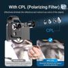 Nanozoom 200x Magnification Zoom, Nanozoom High-Tech Clip-On Lens Turns Any Smartphone Into A Pro-Microscope, Phone Microscope with CPL Lens/LED Light, 200x Pocket Microscope Camera (3pcs) view 4