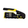 Klein Tools VDV826-702 & VDV826-703 Pass-Thru Modular RJ45 CAT6 Gold Plated Plugs & VDV226-110 Ratcheting Modular Data Cable Crimper/Stripper view 1