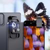 Nanozoom 200x Magnification Zoom, Nanozoom High-Tech Clip-On Lens Turns Any Smartphone Into A Pro-Microscope, Phone Microscope with CPL Lens/LED Light, 200x Pocket Microscope Camera (White) view 3