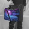 Laptop Bag 13-15.6 inch Laptop Shoulder Bag for Men Women Purple Starry Sky Computer Bag Messenger Bag for Work view 2