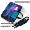 Laptop Bag 13-15.6 inch Laptop Shoulder Bag for Men Women Purple Starry Sky Computer Bag Messenger Bag for Work view 4